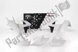 Ici, vous pouvez commander le set plastiques 5 pc w/ airbox cov ktm blanc auprès de Rtech , avec le numéro de pièce 563230656: