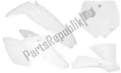 Here you can order the set plastics 4 pcs ktm white from Rtech, with part number 563230434: