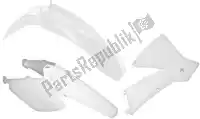 563230440, Rtech, Set plastics 4 pcs ktm white    , Nieuw