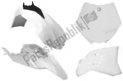 Qui puoi ordinare set plastica 4 pz ktm bianco da Rtech , con numero parte 563230438: