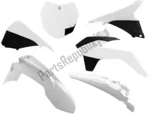 RTECH 563230644 set plastiche 6 pz ktm bianco-nero (oe) - Il fondo