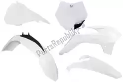 Qui puoi ordinare set plastica 5 pezzi con airbox cov ktm bianco da Rtech , con numero parte 563230528: