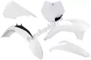 RTECH 563230528 set plastica 5 pezzi con airbox cov ktm bianco - Il fondo
