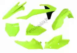 set plastics 6 pcs w/airbox ktm neon yellow van Rtech, met onderdeel nummer 563230590, bestel je hier online: