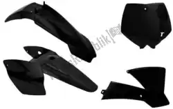 Here you can order the set plastics 4 pcs ktm black from Rtech, with part number 563230404: