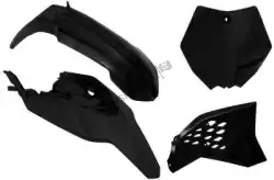 Here you can order the set plastics 4 pcs ktm black from Rtech, with part number 563230406: