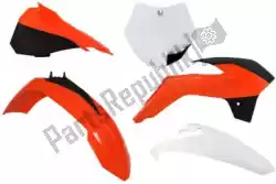 Here you can order the set plastics 5 pcs w/ airbox ktm (oe) 16 from Rtech, with part number 563230532: