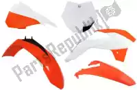 563230526, Rtech, Set plastics 5 pcs w/airbox cov ktm o-w (oe)    , Nieuw