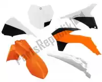 563230655, Rtech, Conjunto de plásticos 6 peças com caixa de ar ktm (oe)    , Novo