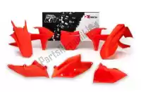 563230680, Rtech, Set plastics 6 pcs w/left airb full orange    , New