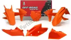 set plastics 6 pcs w/left airb full orange van Rtech, met onderdeel nummer 563230680, bestel je hier online: