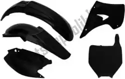 set plastics 5 pcs kawasaki black van Rtech, met onderdeel nummer 563225536, bestel je hier online: