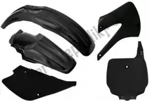 RTECH 563225532 zestaw plastików 5 szt kawasaki czarny - Dół