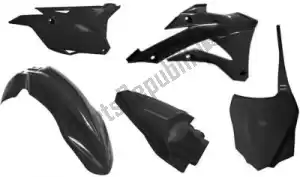 RTECH 563225534 conjunto de plásticos 5 peças kawasaki preto - Lado inferior