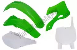 Here you can order the set plastics 5 pcs kawasaki (oe) from Rtech, with part number 563225504: