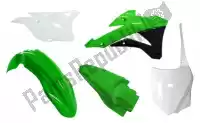 563225580, Rtech, Set plastics 5 pcs kawasaki (oe)    , Nieuw