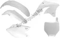 563225566, Rtech, Set plastica 5 pz kawasaki bianco    , Nuovo