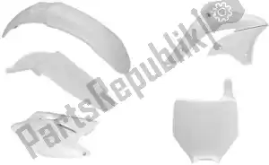 RTECH 563225568 conjunto de plásticos 5 peças kawasaki branco - Lado inferior