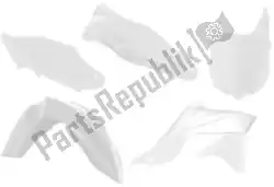 Here you can order the set plastics 5 pcs kawasaki white from Rtech, with part number 563225570:
