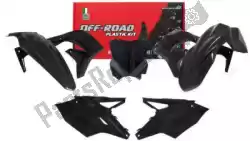 Here you can order the set plastics 5 pcs kawasaki black from Rtech, with part number 563225586: