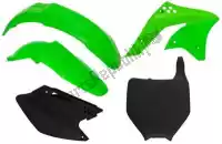 563225514, Rtech, Set plastica 5 pz kawasaki (oe)    , Nuovo