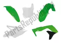 563225584, Rtech, Zestaw plastiki 5 szt kawasaki (oe)    , Nowy