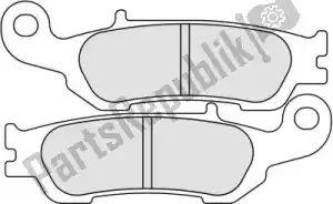 FERODO 0952219X pastilha de freio fdb2219sg pastilhas de freio sinter - Lado inferior