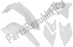 RTECH 563235408 set plastica 4 pezzi suzuki bianco - Il fondo