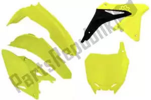 RTECH 563235548 set plastics 5 pcs suzuki neon yellow - Bottom side