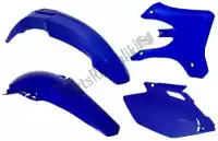 563240428, Rtech, Conjunto de plásticos 4 peças yamaha yzf azul    , Novo