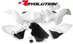 Here you can order the set plastics revolution yamaha white from Rtech, with part number 563340502: