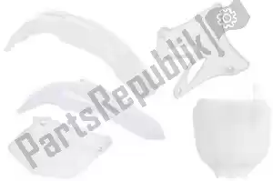 RTECH 563240534 set plastics 5 pcs yamaha white - Bottom side
