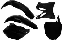 563240520, Rtech, Set plastics 5 pcs yamaha black    , Nieuw