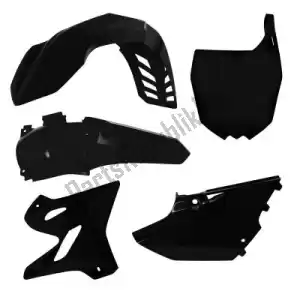 RTECH 563240412 set plastica 4 pezzi yamaha nero - Il fondo