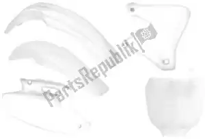 RTECH 563240540 set plastics 5 pcs yamaha white - Bottom side