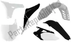RTECH 563240650 set plastica 6 pz yamaha bianco-nero (oe) - Il fondo