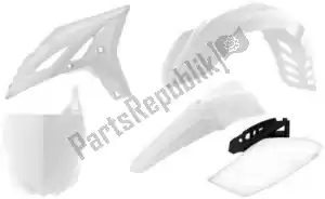 RTECH 563240546 set plastica 5 pezzi yamaha bianco - Il fondo