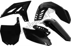 RTECH 563240526 set plastics 5 pcs yamaha black - Bottom side