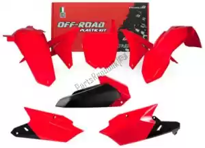RTECH 563240662 set plastics 6 pcs yamaha yz red - Bottom side