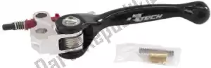 RTECH 568930104 lever forged clutch-mag/hy 163 ktm black - Bottom side