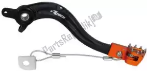 RTECH 568430440 pédale de frein usinée cnc div ktm orange - La partie au fond