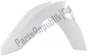 RTECH 561610042 fender vented fr honda white pre-hole vented - Upper side