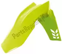 561210100, Rtech, Fender vented fr honda neon yellow pre-hole    , New