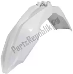 Here you can order the fender front husqvarna white - pre-hole (oe) from Rtech, with part number 561220135: