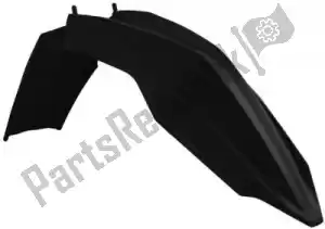 RTECH 561215096 fender front husaberg black pre-hole vented - Bottom side