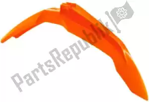 RTECH 561230243 mudguard front ktm orange (oe) - Bottom side