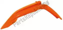 Here you can order the mudguard front ktm orange (oe) from Rtech, with part number 561230260: