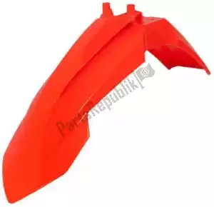 RTECH 561230259 mudguard front ktm orange (oe) - Bottom side