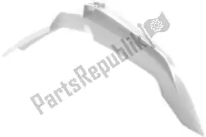 RTECH 561230279 spatbord front ktm white bicolour - Onderkant