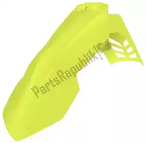 RTECH 561630085 garde boue ventilé fr ktm jaune fluo - La partie au fond
